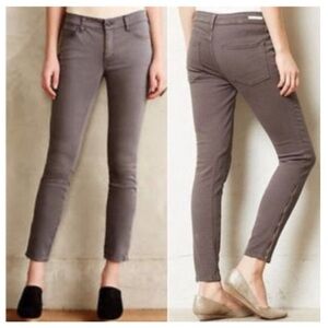 Anthropologie | Pilcro and the Letterpress High-Rise Grey/Coal Jeans | Size 27